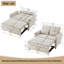 2 Seater Linen Sofa Bed-1172008659