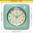 Orrwell Square Plastic Wall Clock 9.25 Inches-112014318