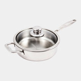 Swiss Diamond Premium Clad 4.2 qt Saute Pan w/Lid - Induction