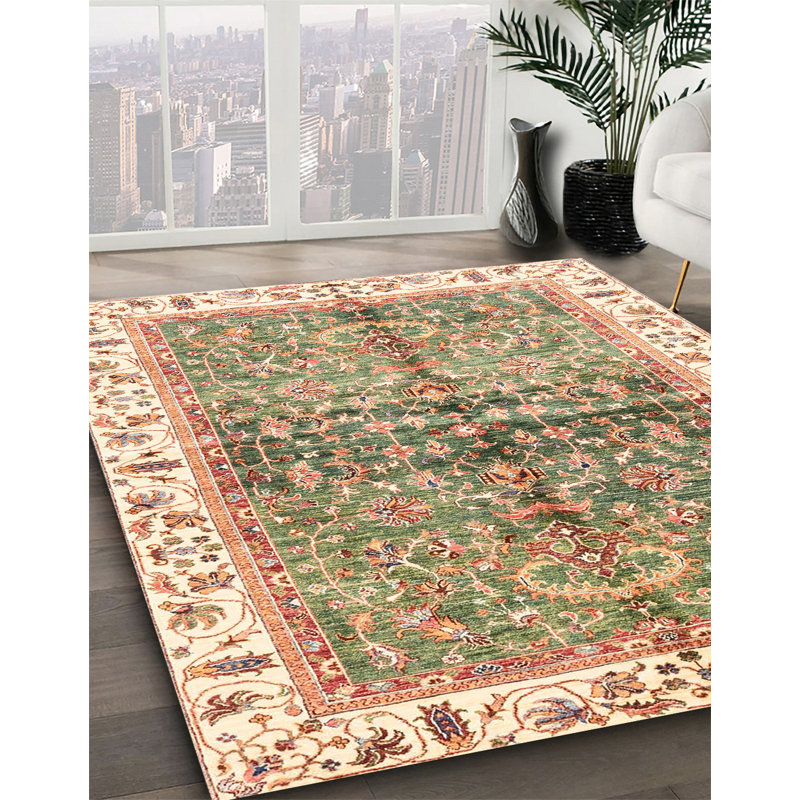 Tapis abstrait moderne 3251, Carré 4 pi
