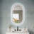 ZC-Mirror  36" H Wall Mounted Bathroom Framed LED Mirror With Memory Function-105300936-105300937