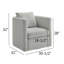 Fauteuil demi-tonneau Sutton