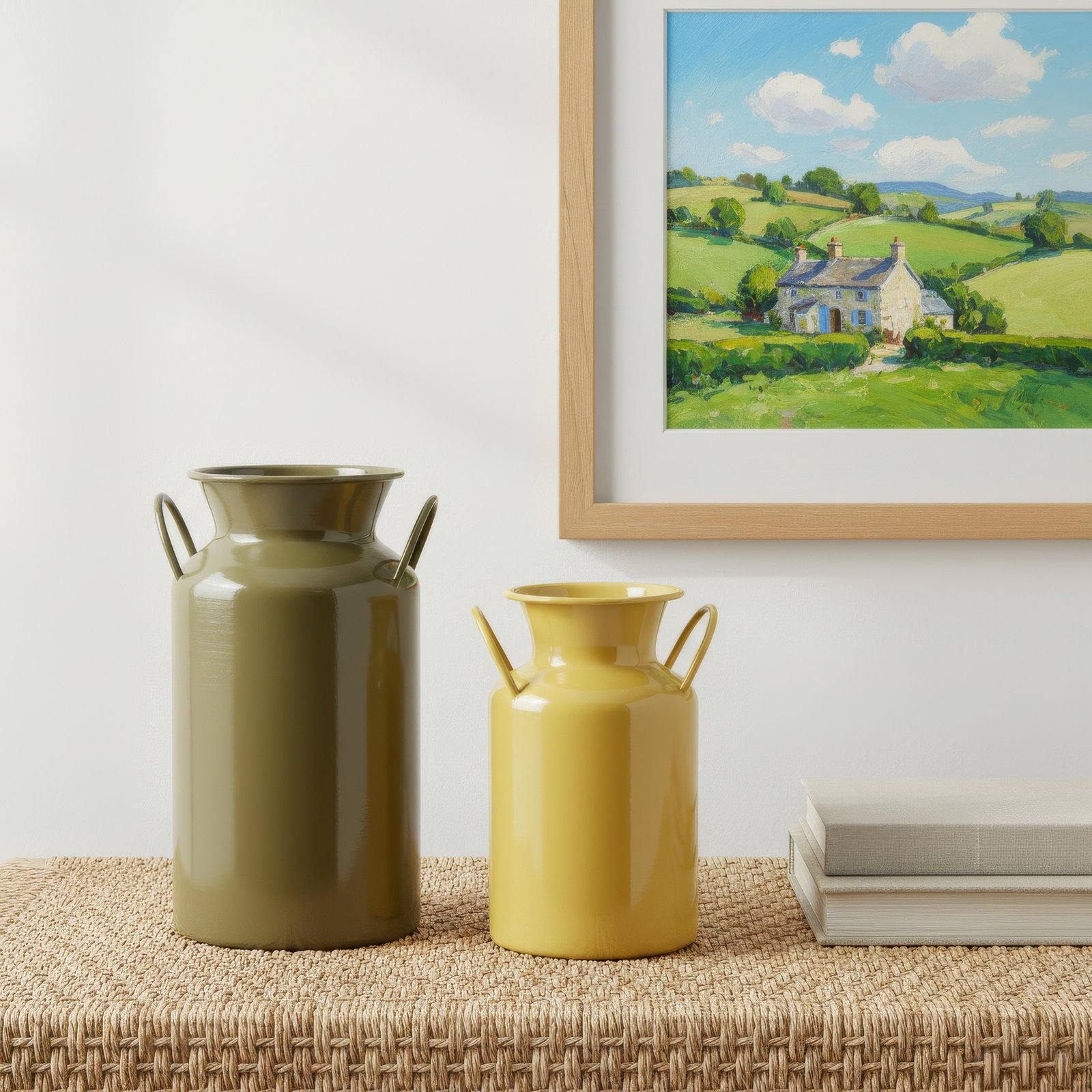 Hays Table Vase, Yellow/Brown, Small