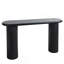 Console moderne, table d'entrée l cannelée de 56 po, console étroite