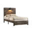 Ensemble de chambre à coucher avec lit plateforme Eschol 3-4-1977012119-1977012118