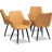 Holst Faux Leather Upholstered Metal Armchair-2124557945