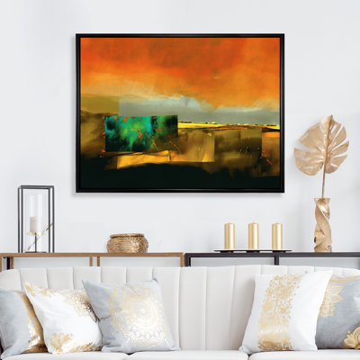Art mural sur toile, "Bliss", paysages oubliés