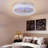 19.7'' 5- Blade Dimmable Led Ceiling Fan With Remote Control And App，Indoor Remote Control Ceiling Fans With Lights-101945178