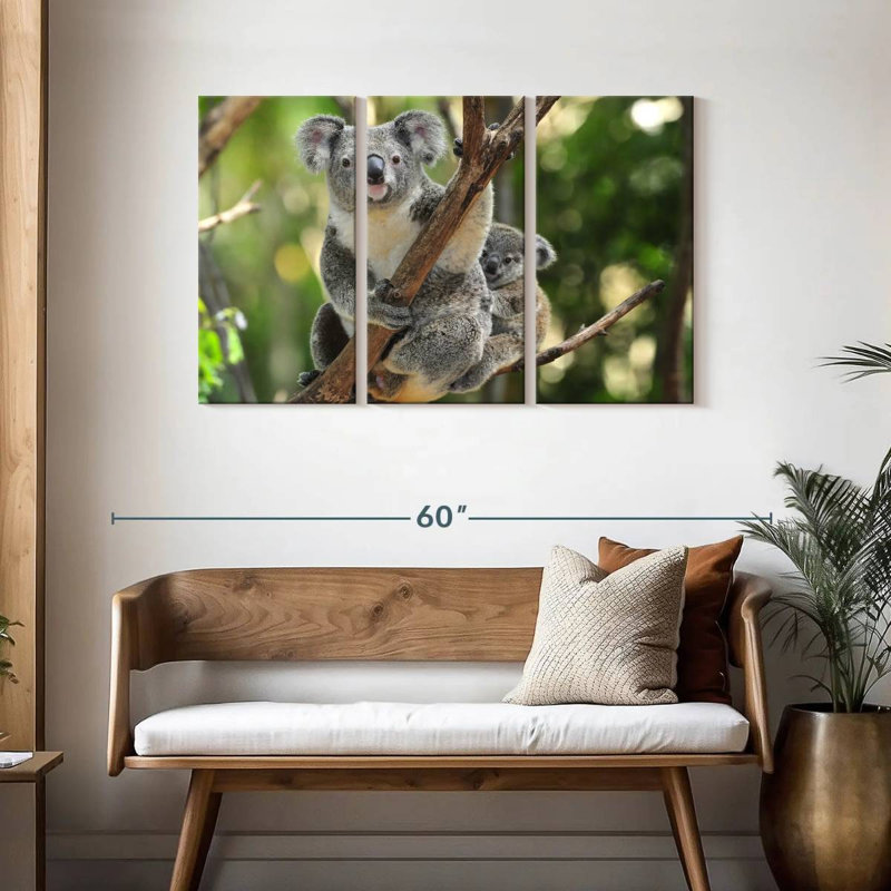 Brampt Australian Koala Bears, 28" H x 45" W