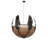 48" Wide Feather Pendant
