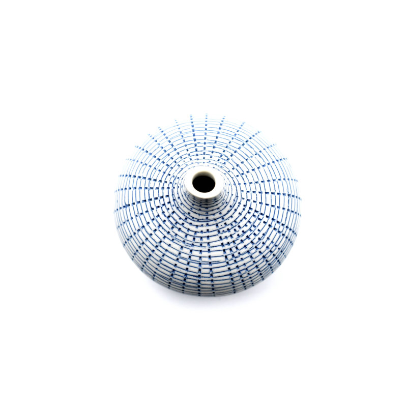 Anaaya Jar, 2.6" H x 2.5" W x 2.5" D, Blue
