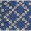 Repose-pieds d'extérieur carré bleu ciel | Coussin de plancher polyvalent | 16 x 16 x 16 | Bleu ciel | Extérieur