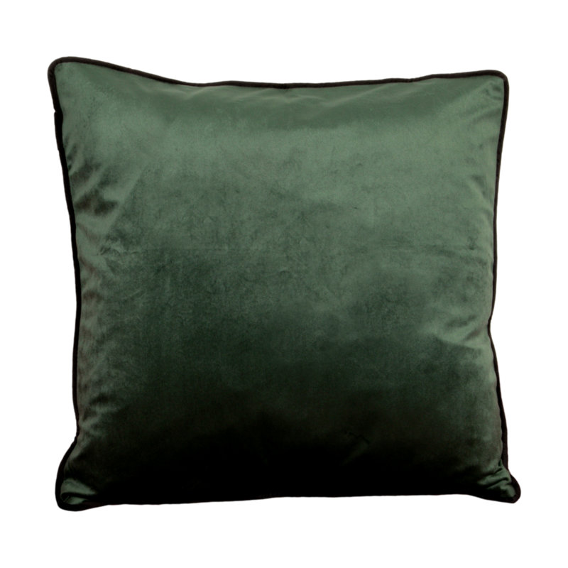Aalivia Square Cushion Cover, Green