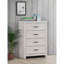 Commode rectangulaire 4 tiroirs Geary