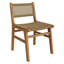 Chaise d'extérieur en bois de teck Rowe