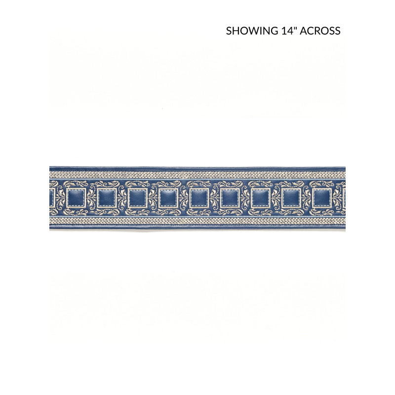 ARCHDUKE EMBROIDERED TAPE, Navy