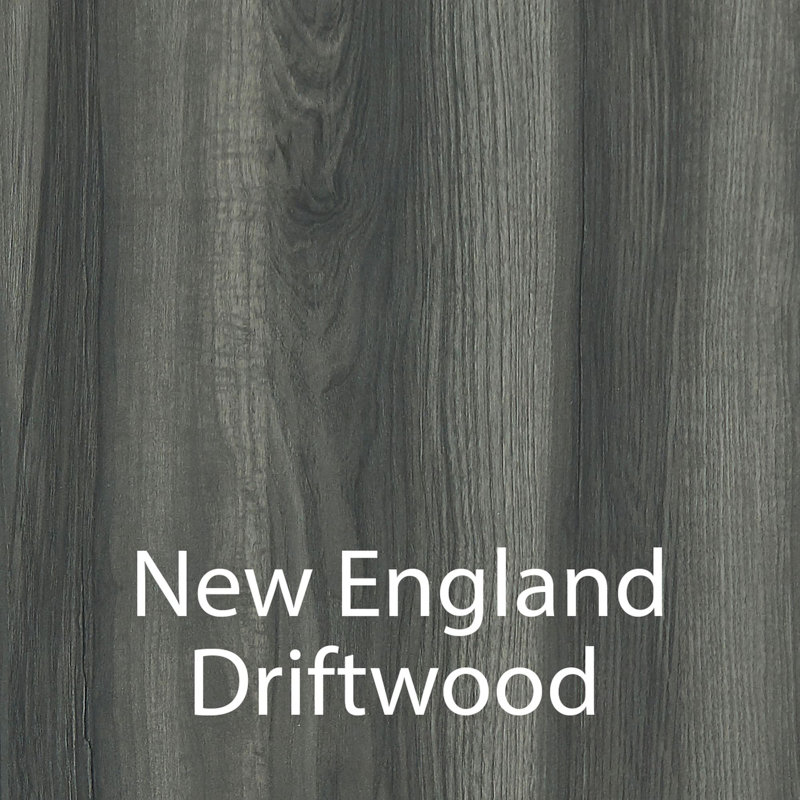 Laminate Adjustable Rectangle 6 Students Activity Table, New England Driftwood, 36" H x 48" L x 30" W