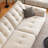 Creamy white Chenille Modular Sofa-141850977-141850982-141850983