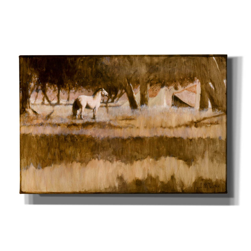 Sur toile, H 12 po x l 18 po x P 0,75 po