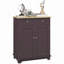 Sideboard With Solid Wood Countertop, Modern Kitchen Storage Cabinet, Coffee Bar Cabinet With 2 Drawers, Doors And Adjustable Shelf-1284004563