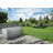 Biohort LeisureTime 210 71.25" L x 31.1" W x 27.9" H Water Resistant Metal Galvanized Steel Deck Box with Lock and Soft Close Hydraulic Lift Quartz Gray-94848100
