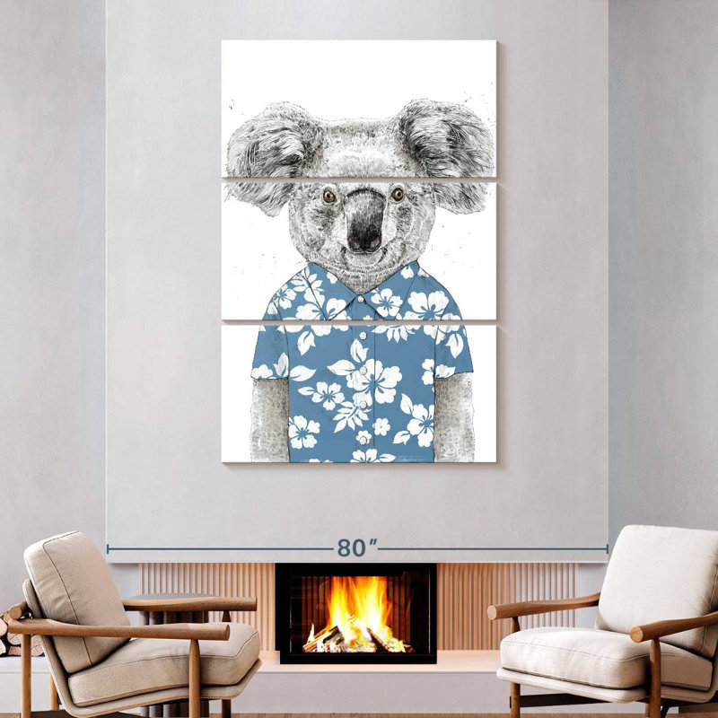Brampt Summer Koala, 74" H x 48" W