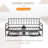 Twin Daybed With Rgb Led Lights