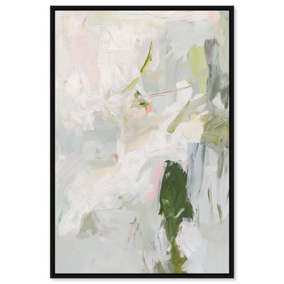 Frosted Foliage Canvas Abstract Print by Oliver Gal, Black Frame, 10 x 15