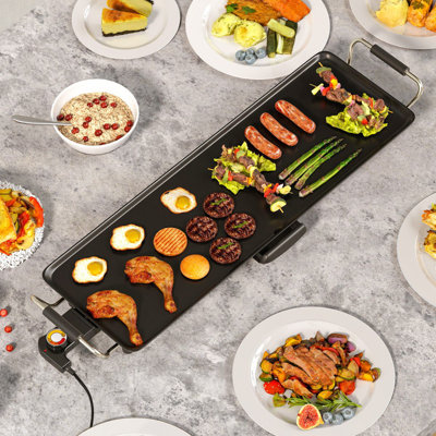 Luch 83 cm W x 24 cm D Indoor/Outdoor Use 01 - Burner Single Burner Countertop Electric Grill