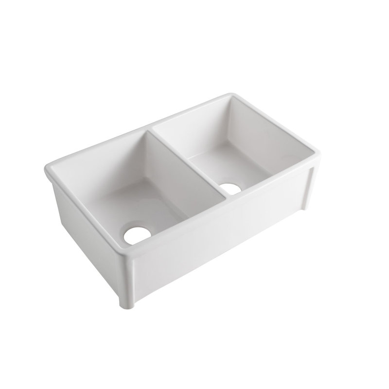 Évier de cuisine à double cuve 32,25 po x l 20 po