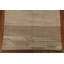 Tapis crème / brun en laine noué à la main de conception unique 5 pi 3 po x 6 pi 5 po New Age