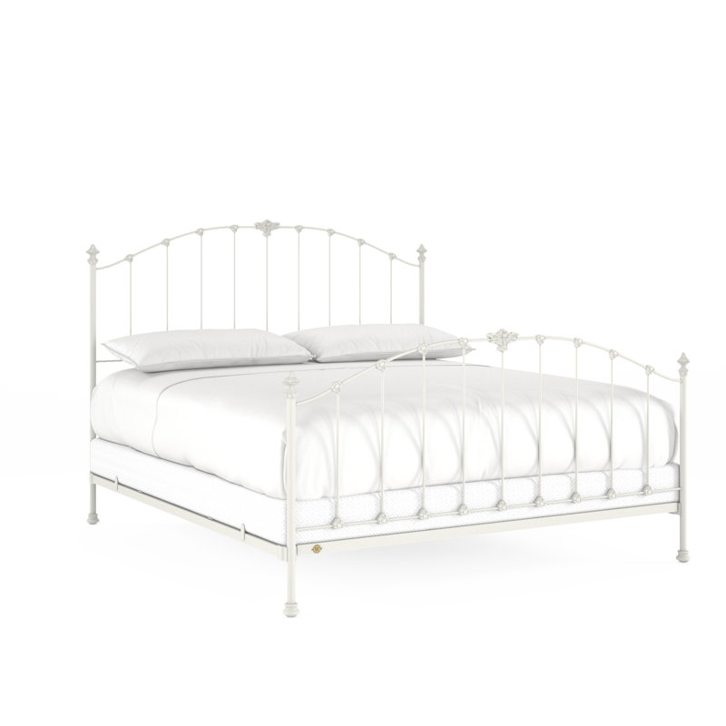 171 Country French Bed | Complete Standard, King, Matte White