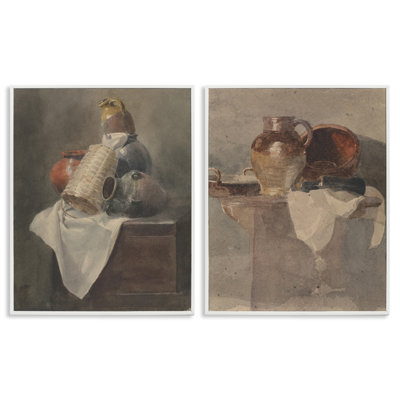  «Vintage Sundries Still Lifes», ensemble de 2 giclées par Peter Dewint