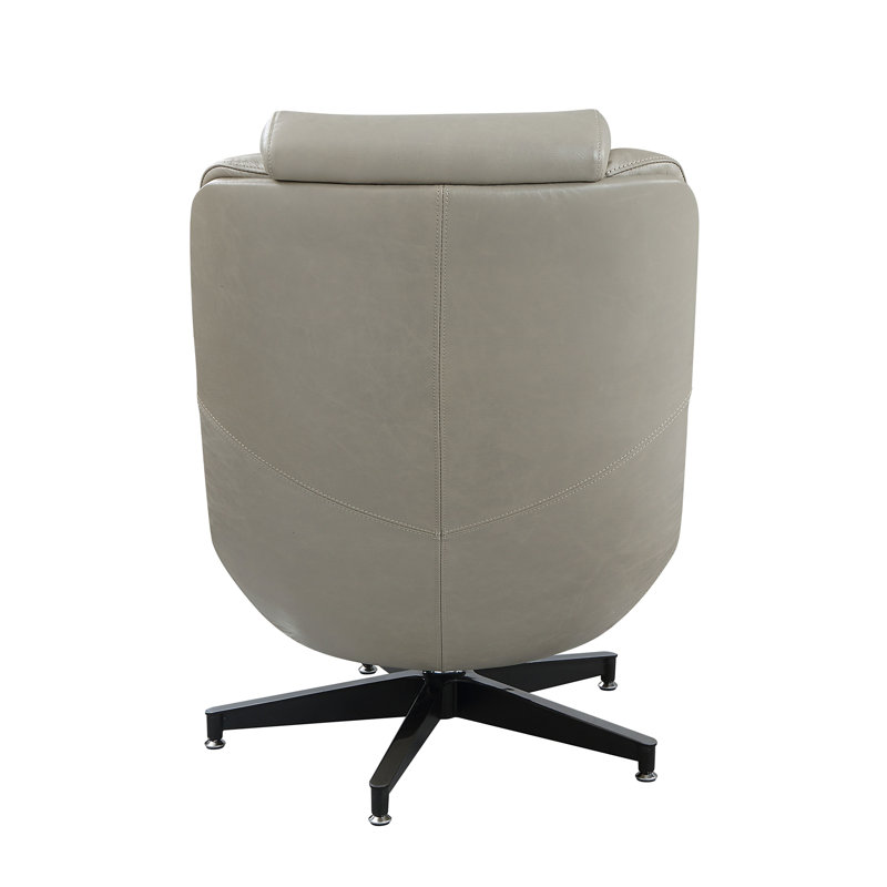 Fauteuil d'appoint en cuir Piran Twilight