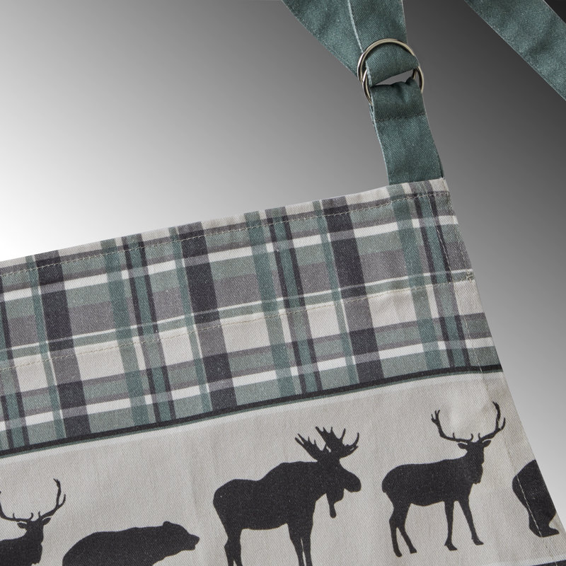 No Pattern Cotton Bib Apron