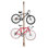 Rad Sportz Bike Rack - Adjustable Hanger for Storing or Displaying Bicycles - Floor to Ceiling Tension Mount