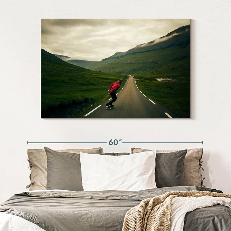 Sireci Freedom In Skateboarding, 34" H x 51" W