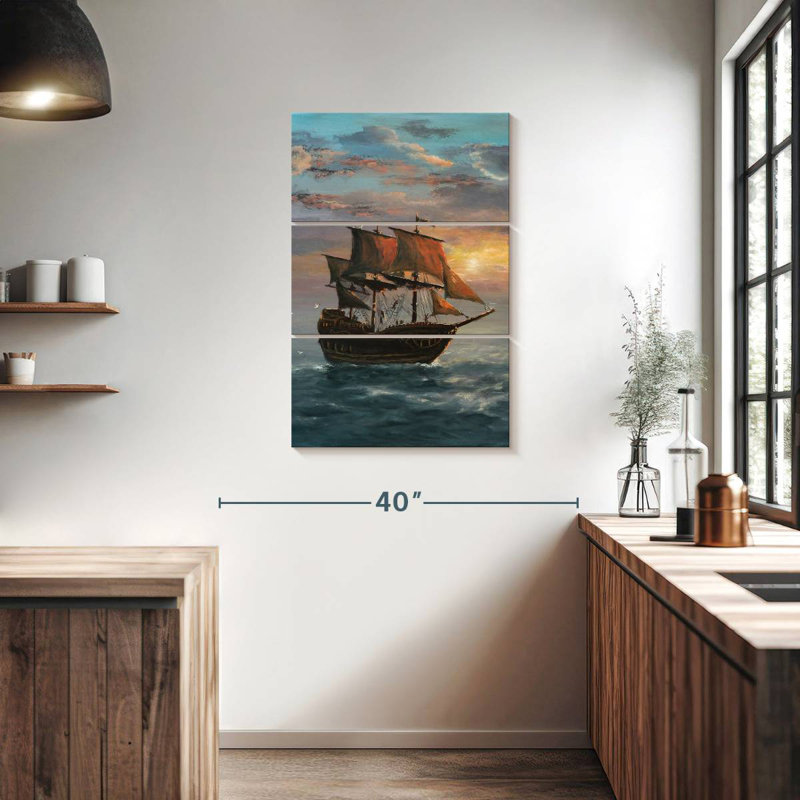 Slave Ship, 38" H x 24" W