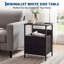 33 cm W Iron Bedside Table-2126838724