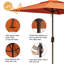 Parasol de marché carré 6 pi Nahlani-267458427