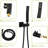 Shower System With Waterfall Tub Spout & 1.8 Gpm Max Flow - Oil Rubber Ss Bronze 304 Hose