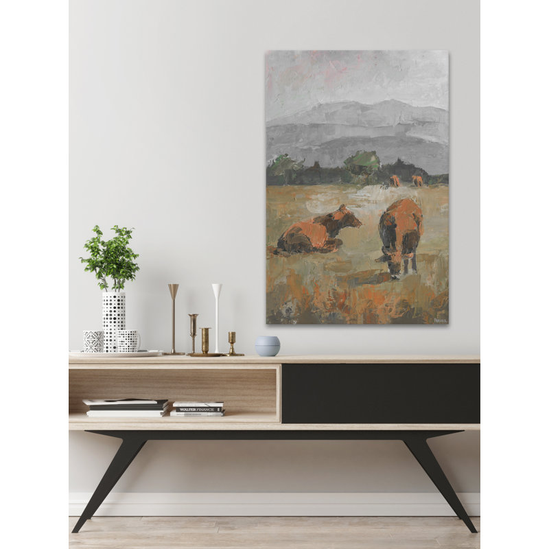« the farm life », reproduction sur toile tendue, H 12 po x l 8 po x P 1,5 po