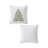 Holiday Tree Green Throw Pillow