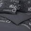 Grey Microfibre Duvet Cover Set-80973203