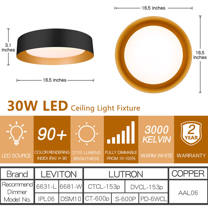 Frachia LED Flush Mount Lighting