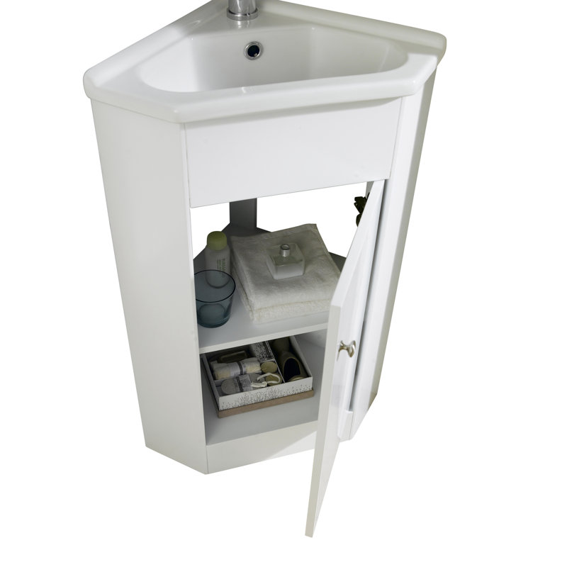 Ensemble de meuble-lavabo simple 22 po Jorri, Blanc
