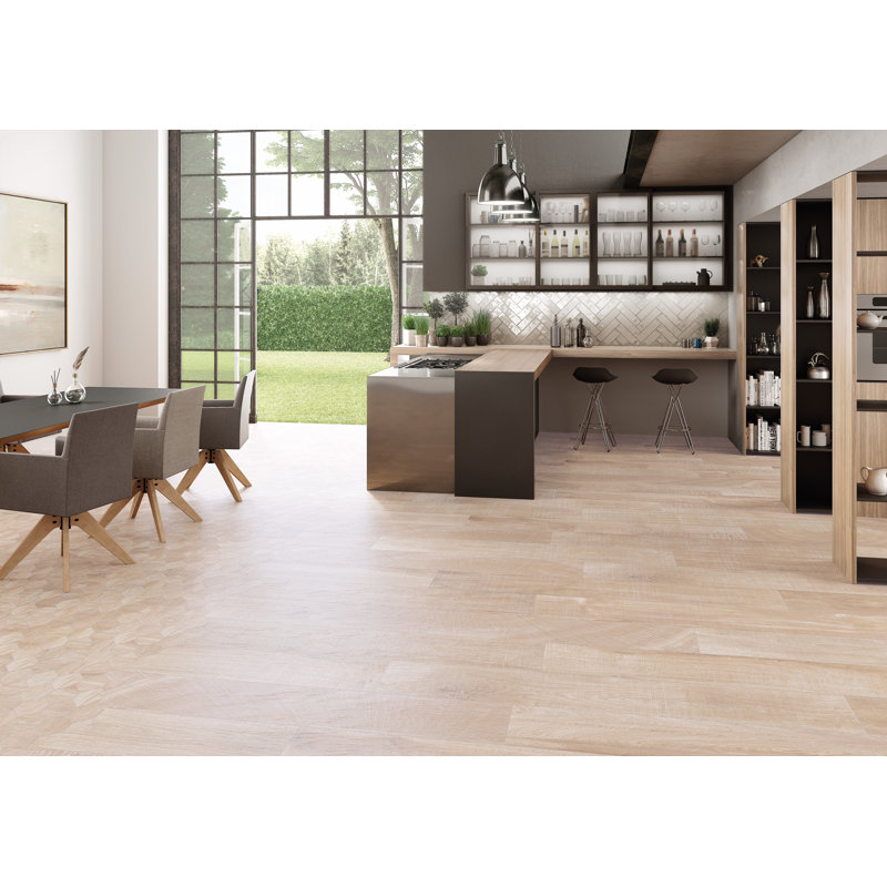 Carreaux de porcelaine Hexagon, Brun