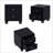 Nightstands, Traditional Narrow Nightstand with 2 Drawers-1754256906