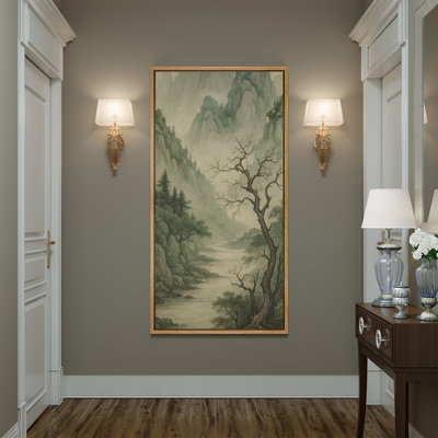Impression sur toile encadrée, art traditionnel chinois traditionnel