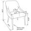 Chaise de salle à manger rembourrée Dineshia-932160204-873137178